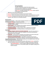 Automated Manufacturing Systems - HSC IPT Notes