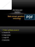 Paper I MCQ's Physiology