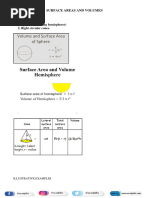 Surface Area and Volume