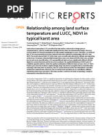 Relationship Among Land Surface Temperature and LU