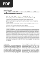 Energy-Efficient Hybrid Power System Model Based o