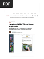 How To Edit PDF Files Without Any Hassle - PCWorld