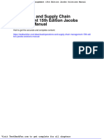 Full Download Operations and Supply Chain Management 15th Edition Jacobs Solutions Manual