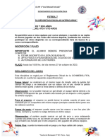 Reglamento Fútbol 7 Intercurso