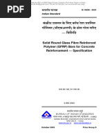 Solid Round Glass Fibre Reinforced Polymer (GFRP) Bars For Concrete Reinforcement - Specification