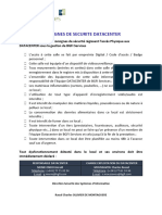 Consignes de Securite Datacenter 17032021