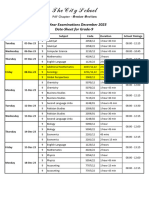 MYE Datesheet 9