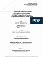 Ieee Application Guide For Ac Highvoltage Circuit Breakers Rated