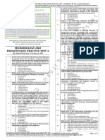 3 - Microbiology Practice Test 4 Oct 2023 Jamaiyah H. Serad - Hadji Osop