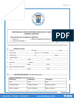 Application Form - LLB.