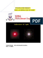 Defraction of Light