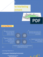 Lesson 3 - Analyzing MKT Environment