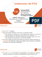 Fundamentos Del PCA