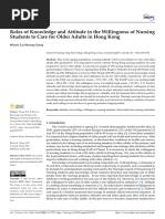 Roles of Knowledge and Attitude in The W