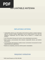 Implantable Antenna Todays Meetings