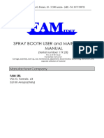 Spray Booth User and Maintenance Manual 119.23