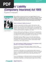 Employers' Liability (Compulsory Insurance) Act 1969: A Guide For Employers