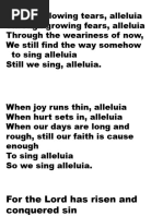 Still We Sing Alleluia