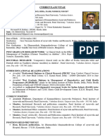 DR Arun Raj GR. Short CV