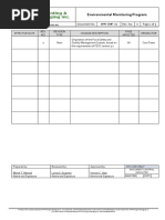 Environmental Monitoring Program