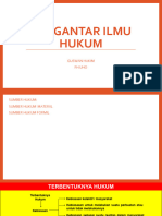 Pengantar Ilmu Hukum PPT Sistem Hukum