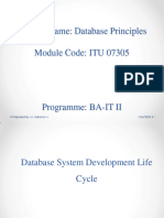 Database System Development Life Circle