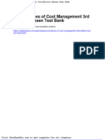 Full Download Cornerstones of Cost Management 3rd Edition Hansen Test Bank