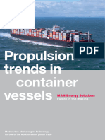 Propulsion Trends in Container Vessels