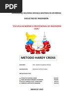 Informe Metodo Hardy Cross