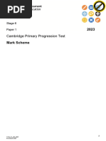 All Past Papers Mark Scheme