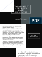 Hydro Powered Automated Waste Segregator