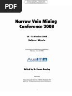 Vdoc - Pub Narrow Vein Mining Conference Proceedings 2008