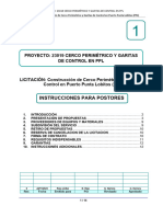 Instrucciones para Postores Licitación SR884771366