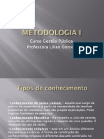 Metodologia I 1a Aula Power Point