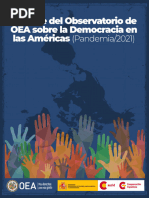 OEA Informe Observatorio Democracia Pandemia2021