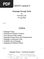 3-CE5101 Lecture 3 - Seepage Theory and Flow Nets (31 AUG 2021)