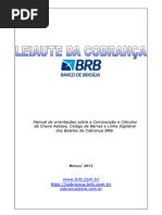 Manual de Orientações Sobre A Composição e Cálculos Da Chave Asbace, Código de Barras e Linha Digitável Dos Boletos de Cobrança BRB