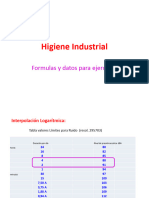 Higiene Industrial Formulas TP