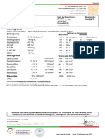 Eritrograma: Hemoglobina V.C.M. Eritrócitos Hematócrito