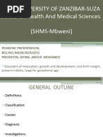 Disorders of Maturation MD 3