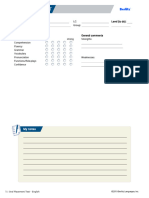 B2.0 - Oral Placement Test - English 1-8 - v1 - FINAL