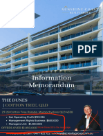 Information Memorandum - The Dunes Cotton Tree