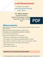 Physics & Measurements