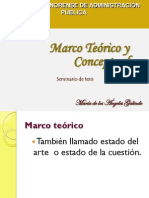 Marco Teórico y Estado Del Arte