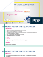 Animer Et Piloter Une Equipe Projet