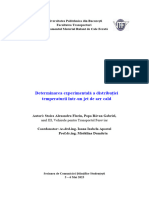 Determinarea Experimentala A Distibutiei Temperaturii Intr-Un Jet de Aer Cald Popa Stoica Imprimanta