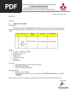 Surat Penawaran Mitsubishi Pajero