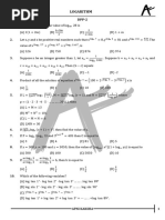 DPP - 02 - Logarithm