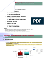 Suspended Growth Biological Treatment Processes