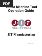 Basic Machine Tool Operation Guide: August. 2007